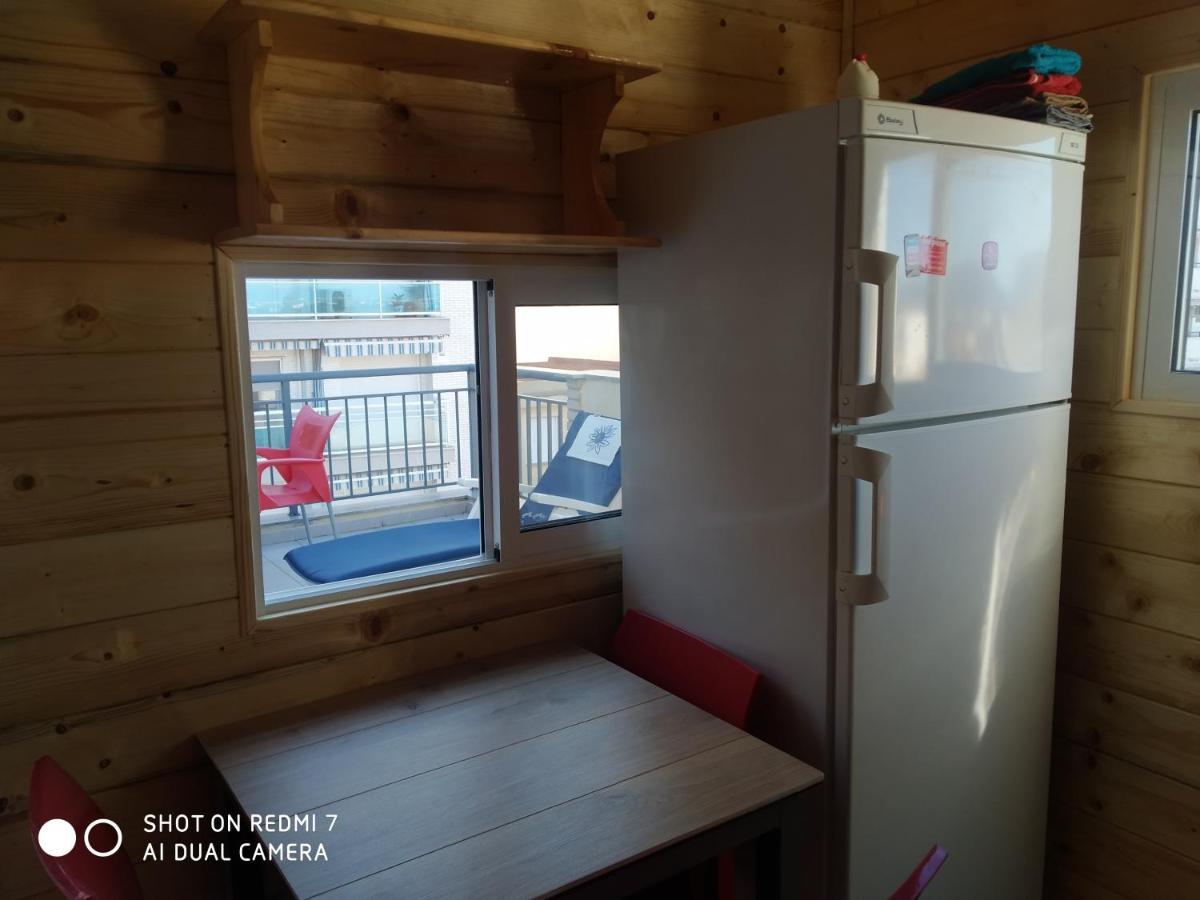 Habitacion Familiar En Un Atico Con Gran Terraza Y,Cocina ,En La Playa Burriana Kültér fotó
