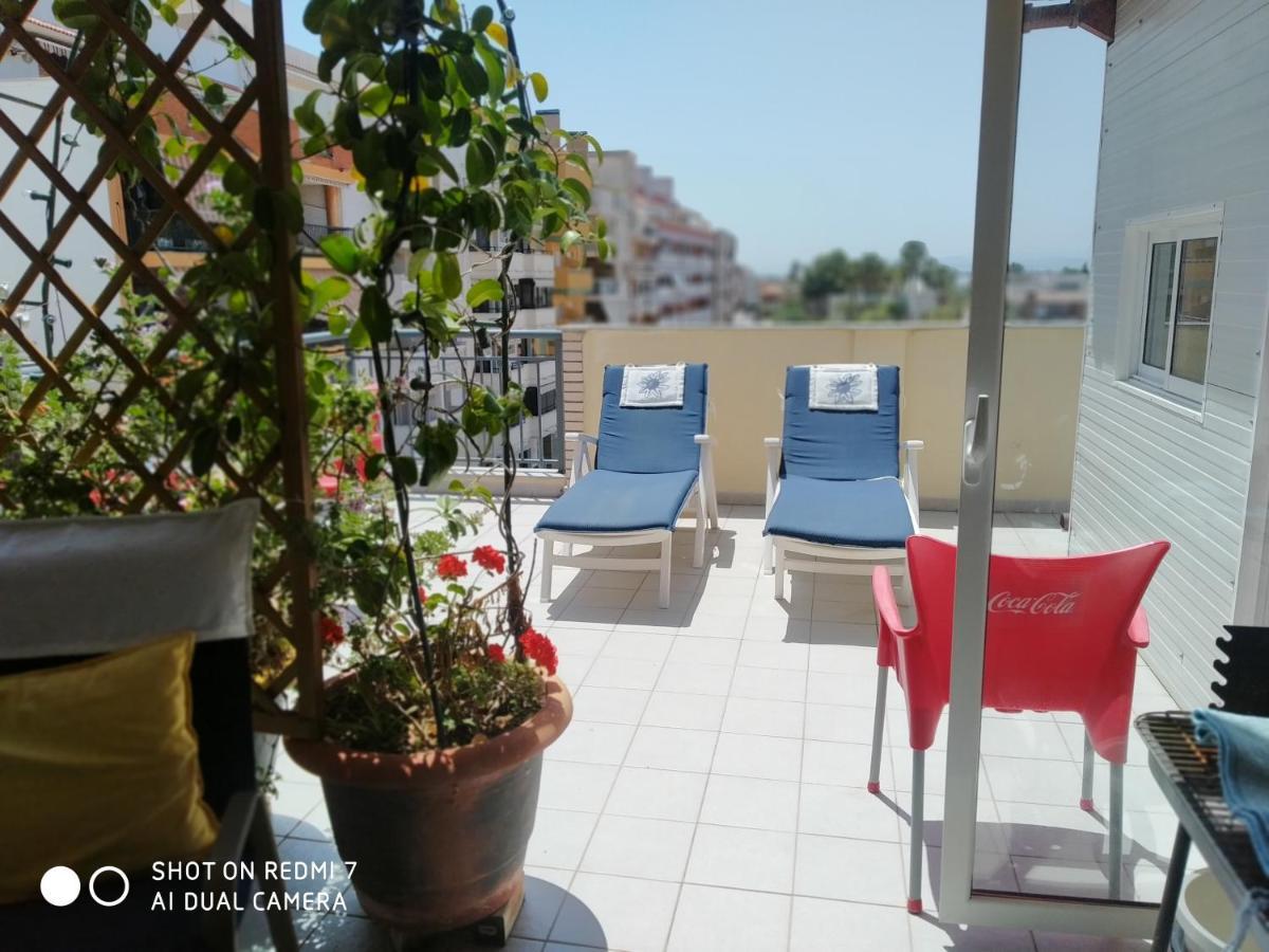 Habitacion Familiar En Un Atico Con Gran Terraza Y,Cocina ,En La Playa Burriana Kültér fotó